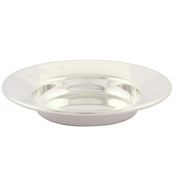 Zilver mini doop bordje