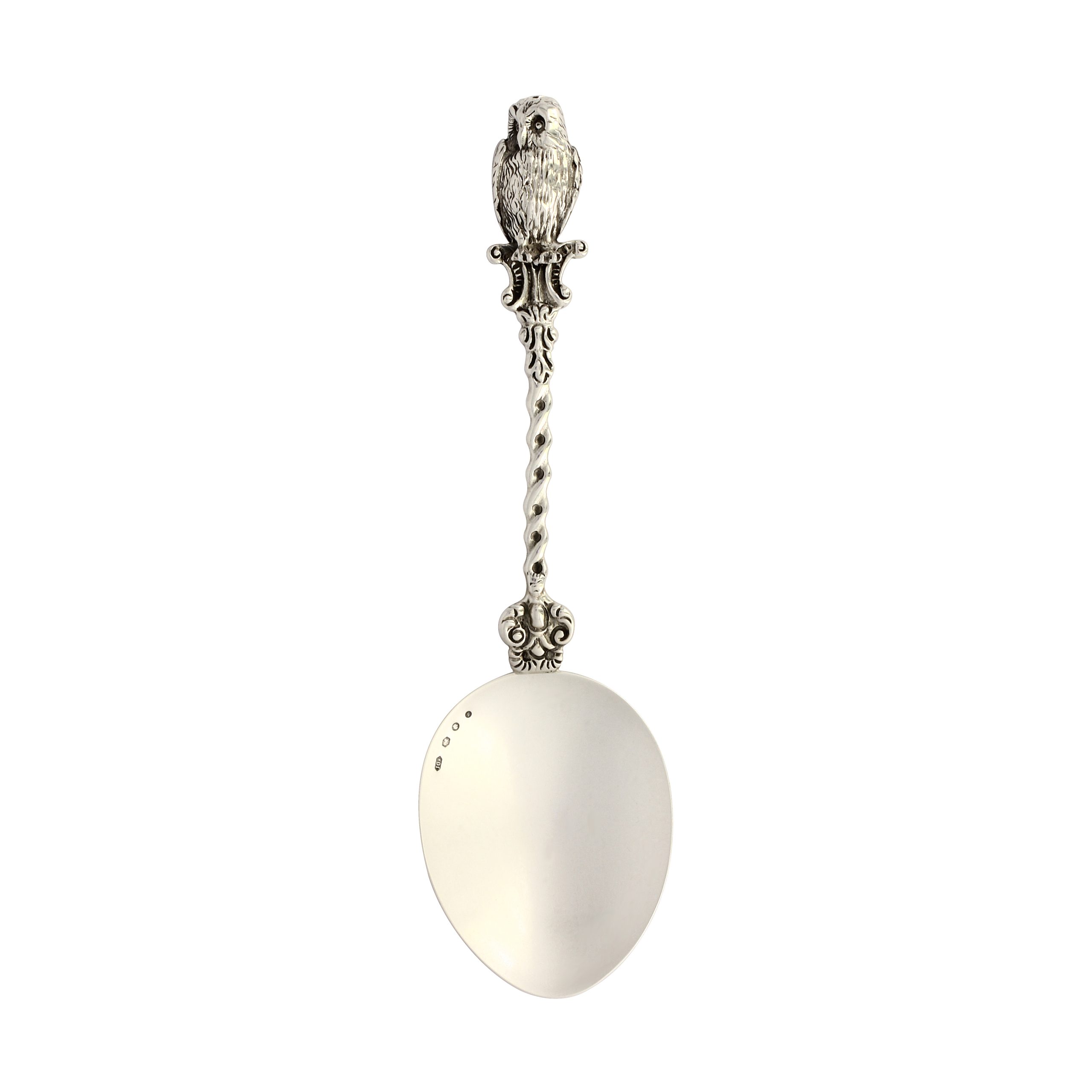 Geboortelepel Middel met Uil
