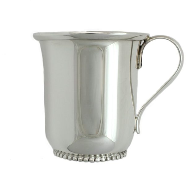 Beker tulp met oor parelrand
