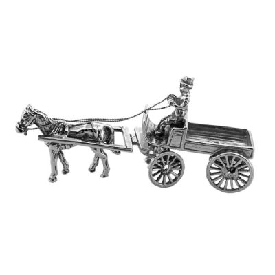 Paarden wagen voor